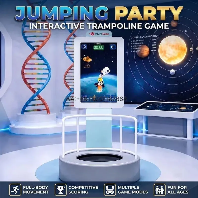 Wmwmnu for Wholesale Next Gen Bounce Tour Motion Interactive Trampoline Fun Fitness Jump Game for Indoor Entertainment