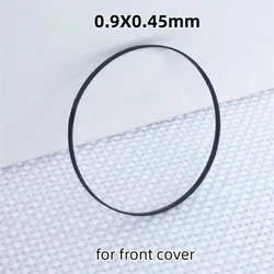 0.9mm X 0.45mm Black I Ring Watch Crystal Gasket for Waterproof Watch Glass 29.5mm to 39.5mm Inner Diameter