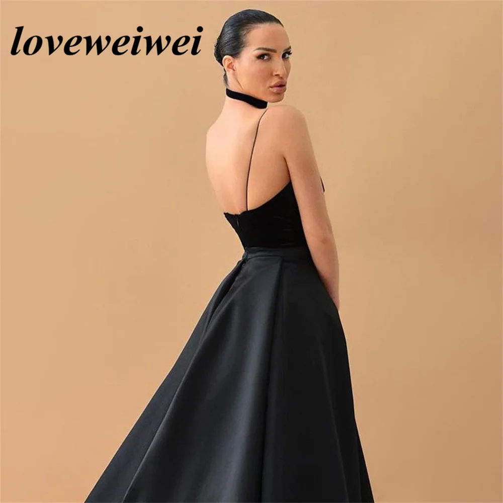 Sexy Deep V Neck Evening Dresses For Women A Line High Side Slit Prom Dress Satin Long Formal Party Gowns robes de soirée