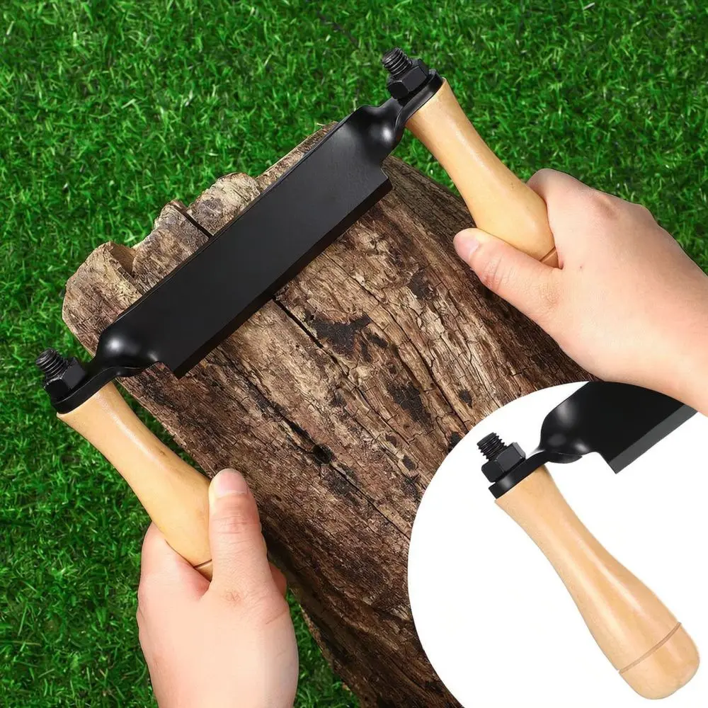 Crescent Shaped Hand Drawshave Woodworking Tool For Carpentry Wood Carving Bark Peeler Garden Maintenance Craft Surface Cutter