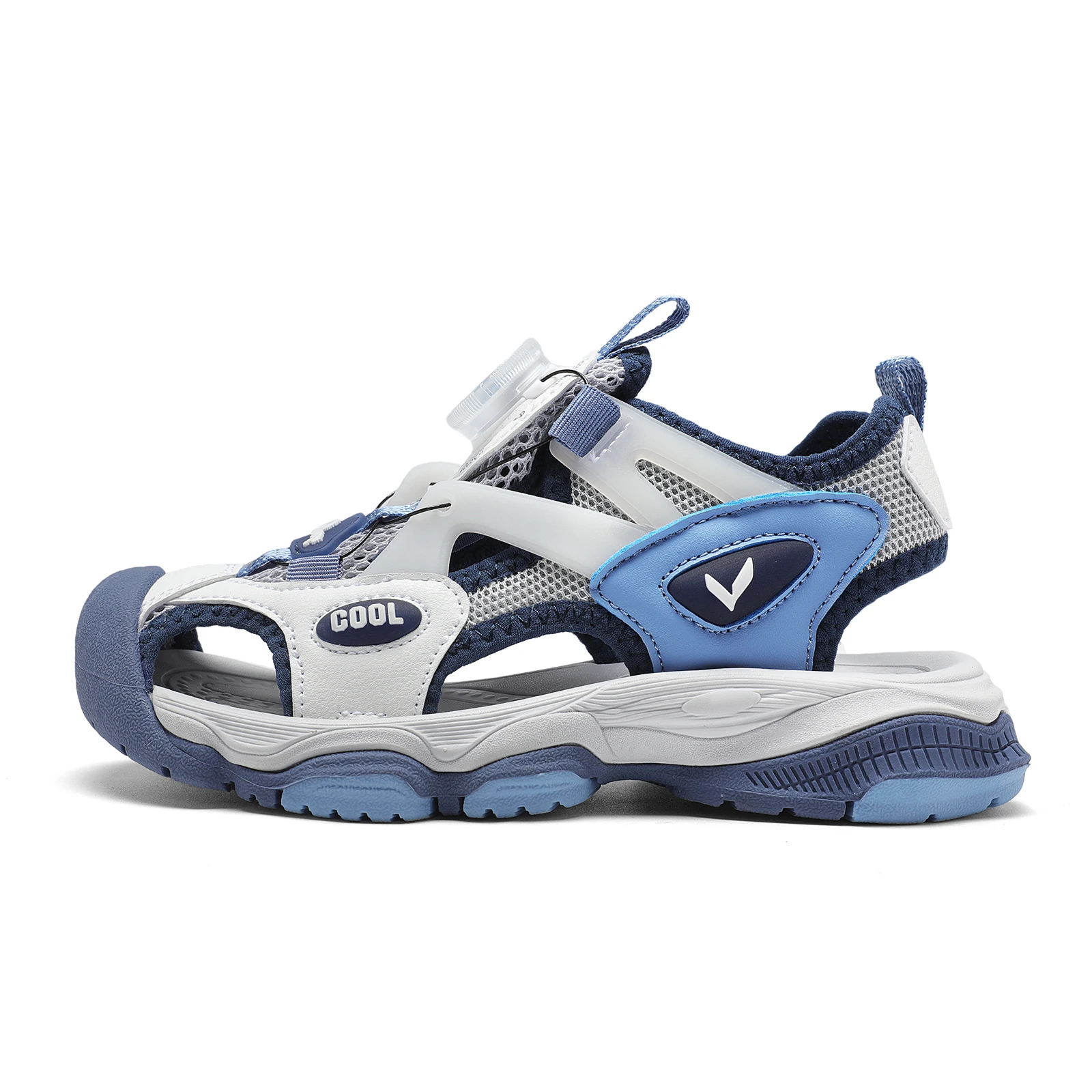 Kids Summer Sandals Boys Girls Closed-Toe Beach Hiking Sneakers - Breathable Comfort for Active Play