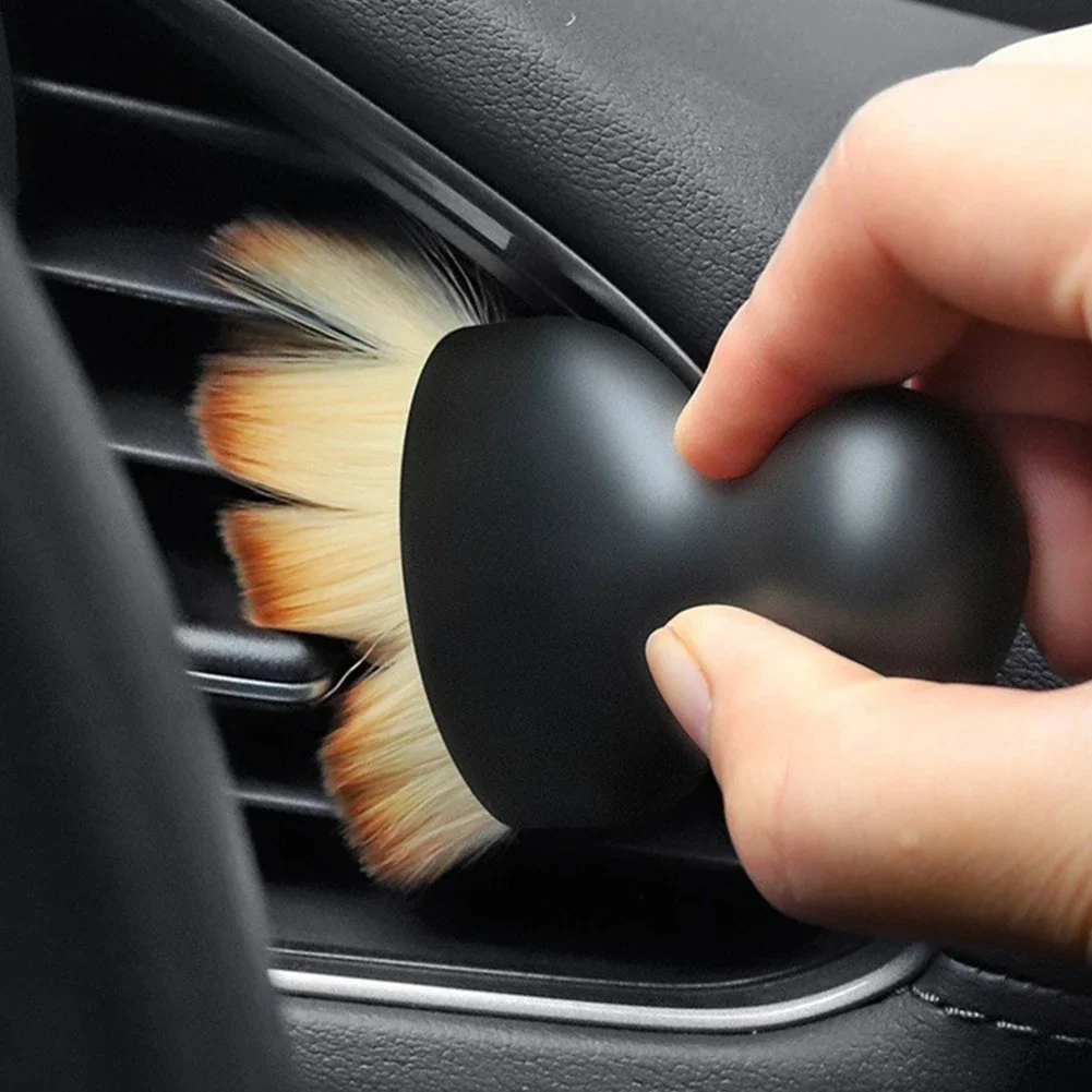 Car Vent Cleaning Soft Brush Air Conditioner Air Outlet Cleaning Brush Car Crevice Dust Removal Brush Car Interior Cleaning Tool