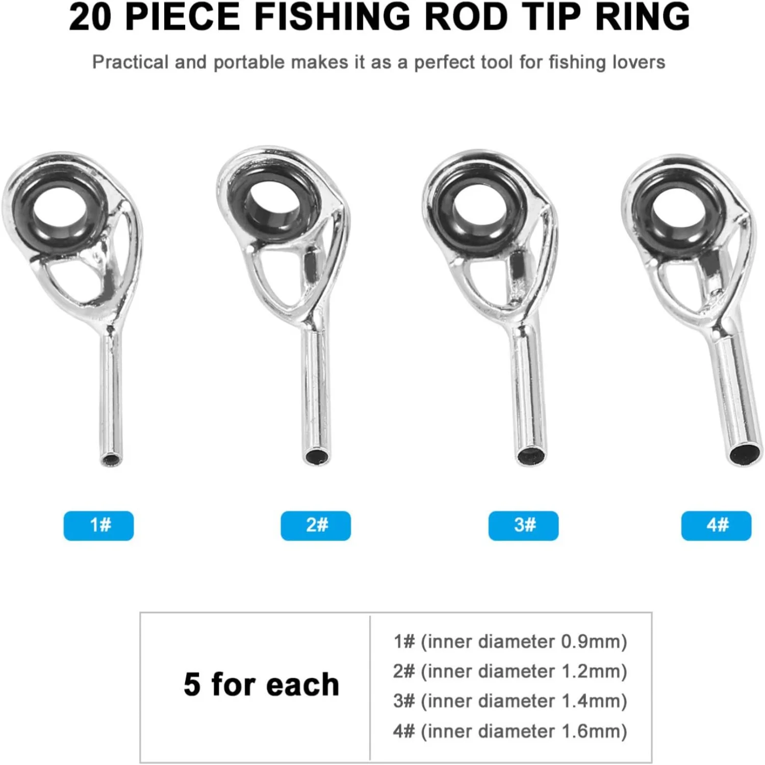 عزز تجربة الصيد البحري الخاصة بك باستخدام مجموعة ترقية أطراف قضيب الغزل الممتاز من الفولاذ المقاوم للصدأ! قم بترقية قضيبك مع