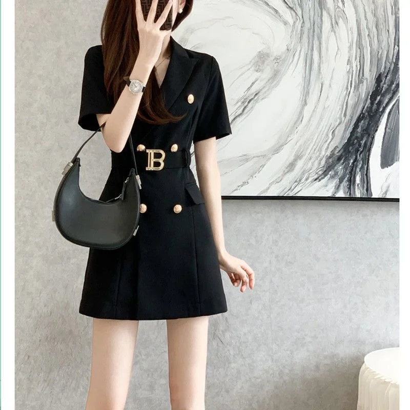 Spring Summer New Women\'s Fashion Temperament Small Fragrance French High-Grade White Dress Summer Niche Design Short Skirt Suit