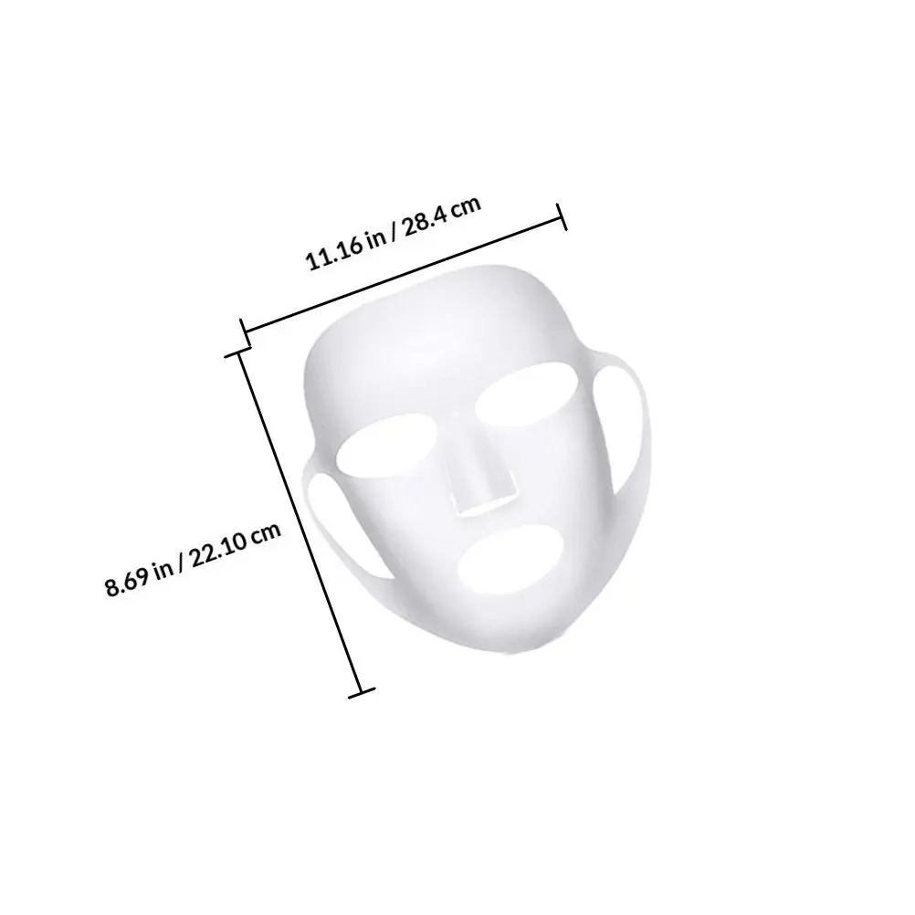 5Pcs Silicone Face Mask Cover Reusable Non-Slip Ear Hook Design for Home Facial Skincare Beauty Mask Film view 6