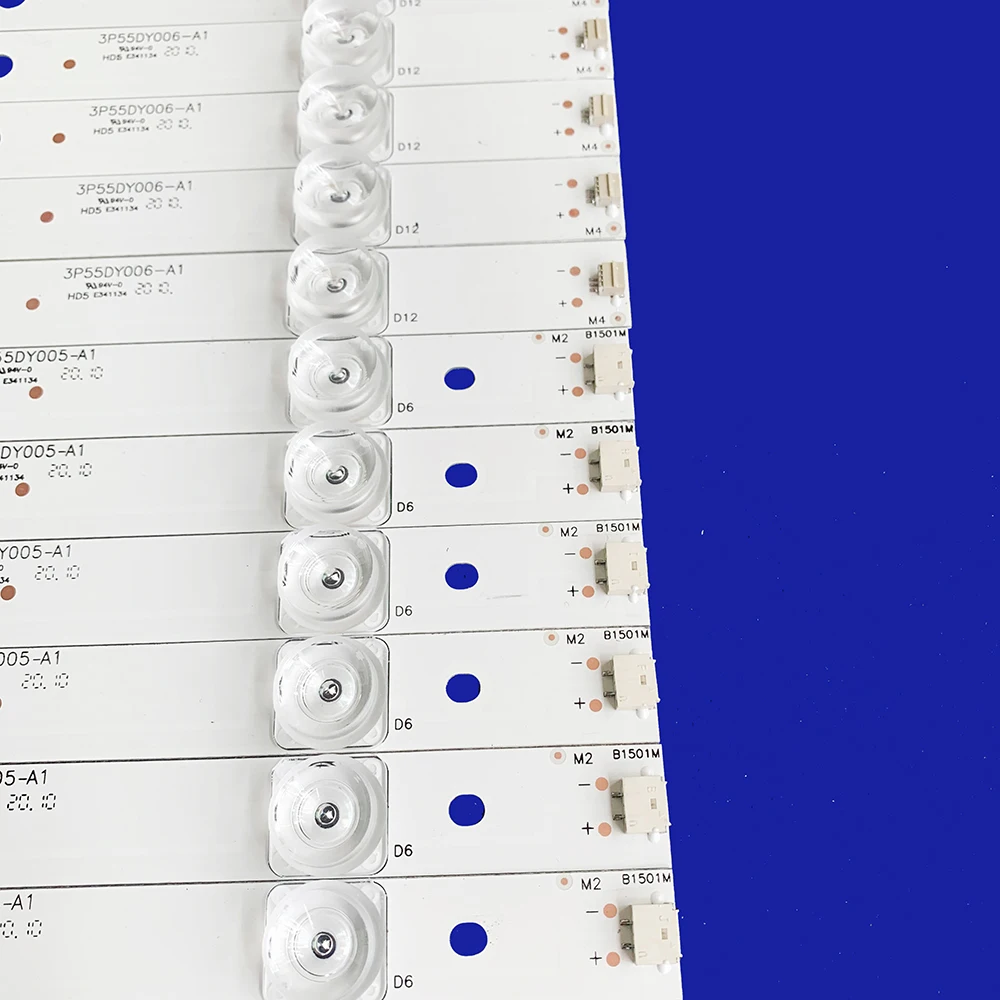 

Led backlight strip For 3P55DY006-A1 3P55DY005-A1 0355dy006 CANTV F55SD160 Ple55s06uhd Ple-55s06uhd
