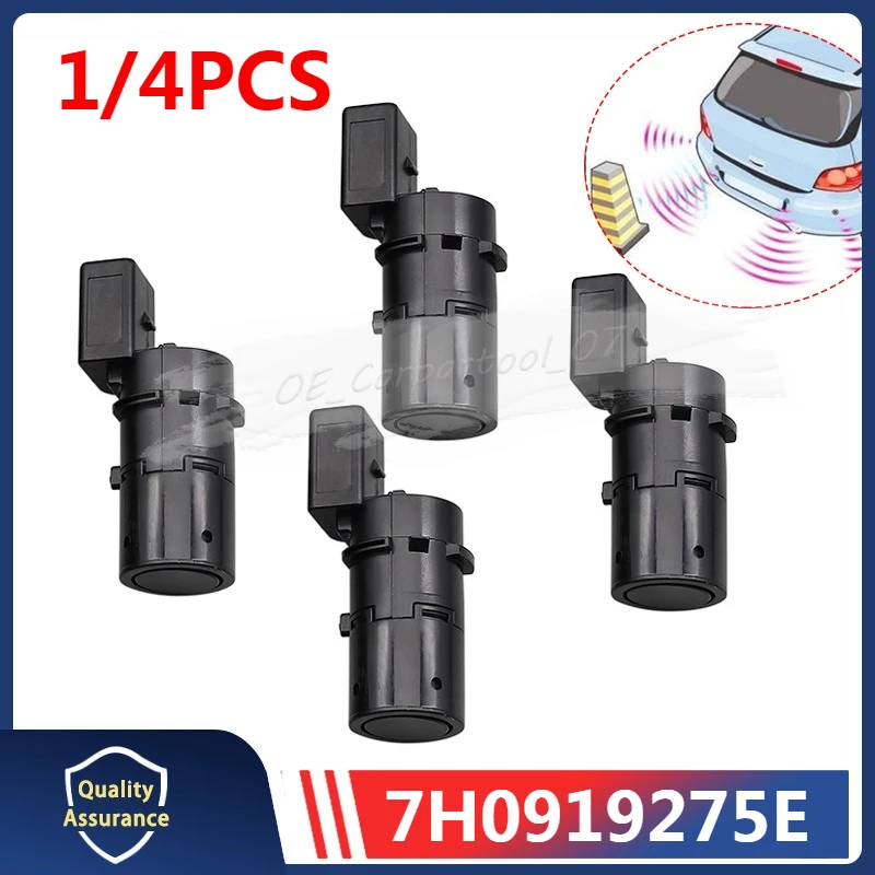 7H0919275E Parking Sensor PDC 1/4PCS For Audi A6 4B, C5 4F2, C6 4FH Skoda Octavia Volkswagen T5 7H0919275B 4B0919275G
