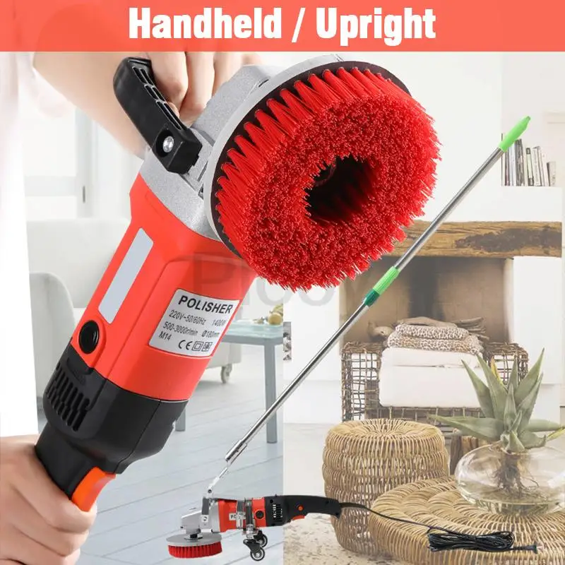 Lavadora de bruñido de alta potencia de 2500W, máquina de limpieza portátil de alta presión de 220V, alfombra para limpieza de azulejos de sofá, uso doméstico