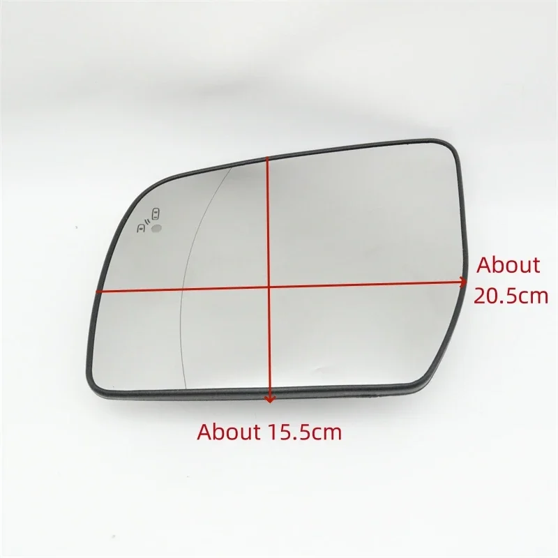 Door Side Rearview Mirror Frame Heated Blind Spot Lens Turn Signal Lamp Lower Cover For Ford Everest 15-20 Ranger Pickup 12-21