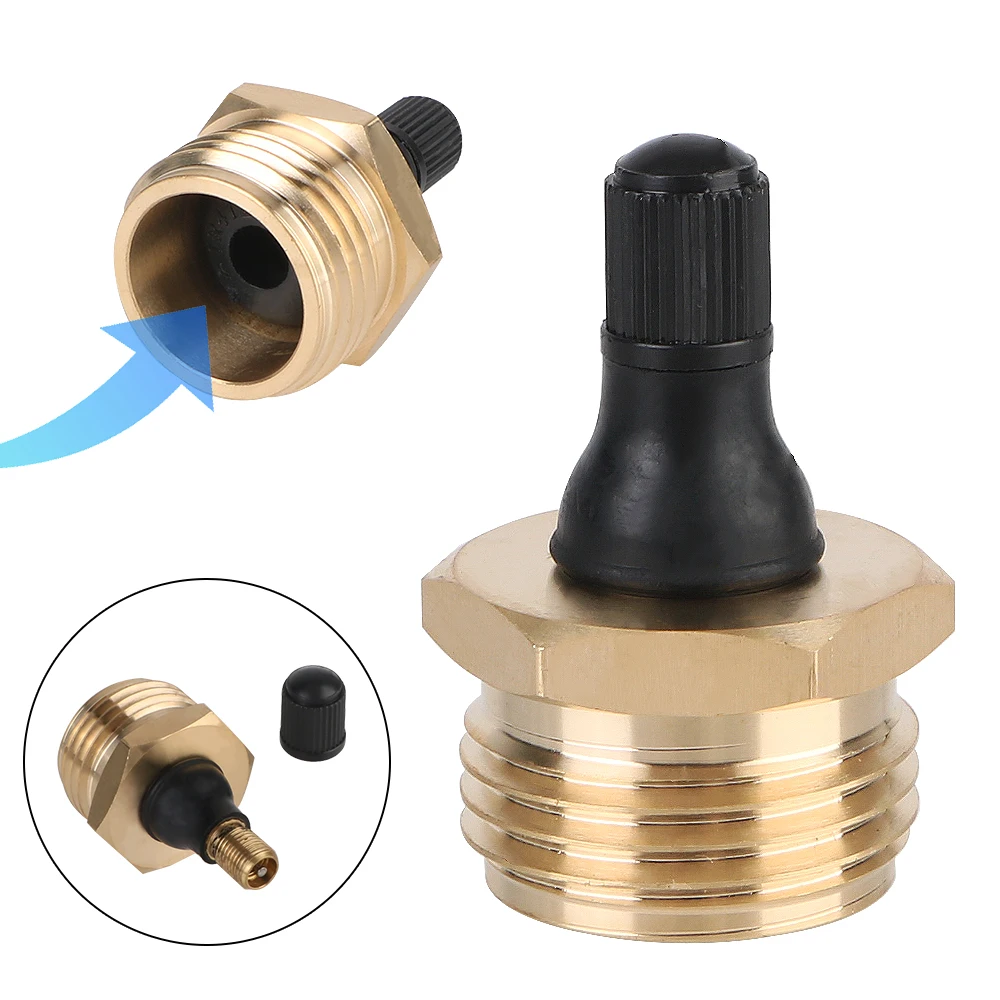 

Motorhomes and Travel Trailers Brass Quick Connect RV Blow Out Plug Helps Clear The Water Lines in RV for Campers