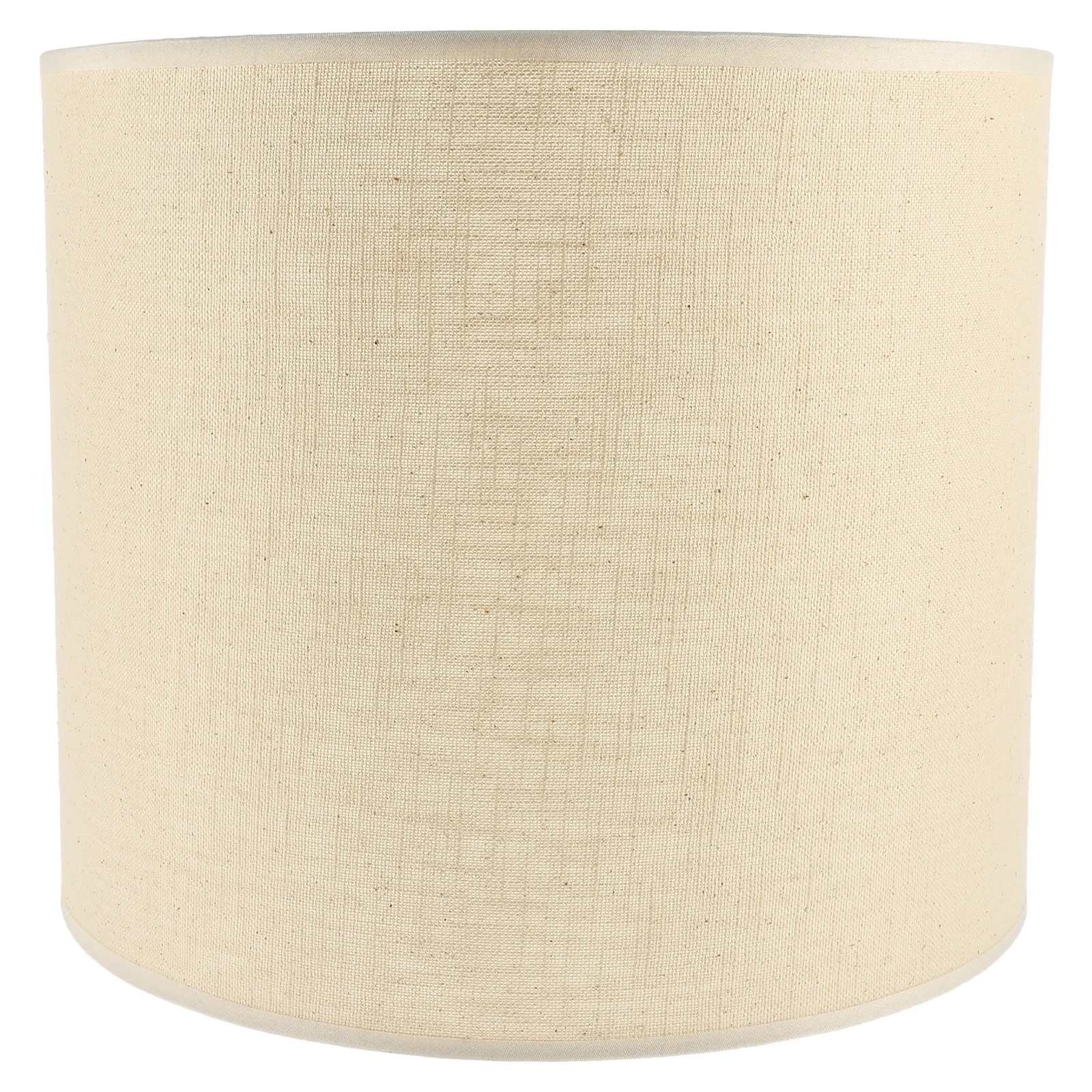 

Cross Linen Lampshade Minimalist Aisle Chandelier Bedside Fabric Table (cross Beige Round) Shades for Daily Use