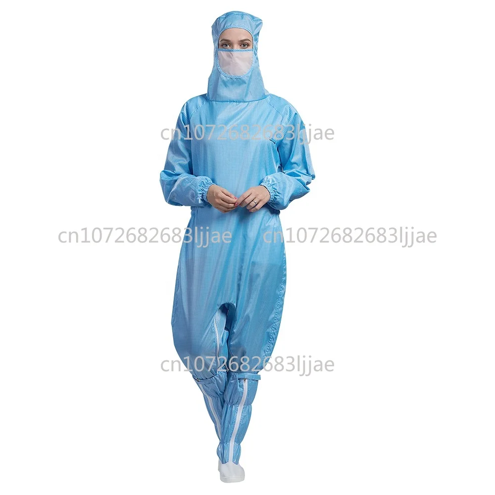 

H-1132 crotch work clothes anti-static clean room set dustproof and anti-static high pressure sterilization can be used