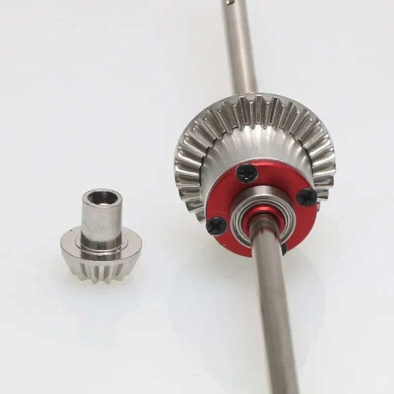 

12428 Wltoys детали 12423 пульт дистанционного управления RC автомобильные запасные аксессуары Обновление металлической шестерни передний задний дифференциал