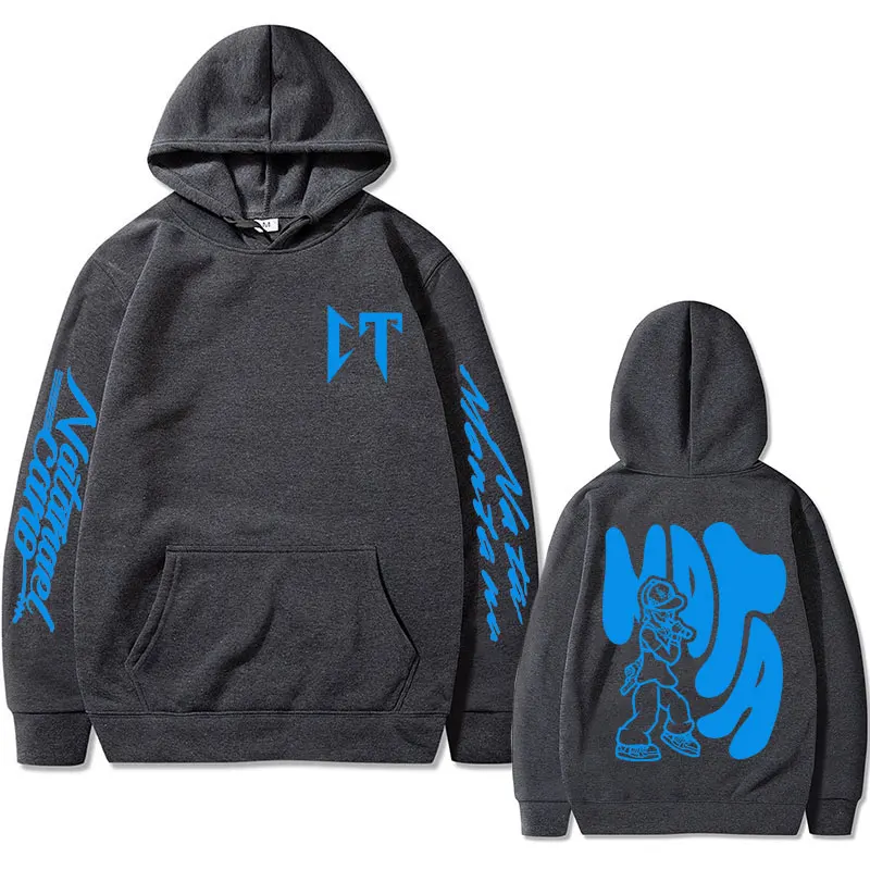Singer Natanael Cano Men Women's Hip Hop Vintage Hoodie Nata Montana Print Tracksuit Corridos Tumbados Hoodies Male Streetwear