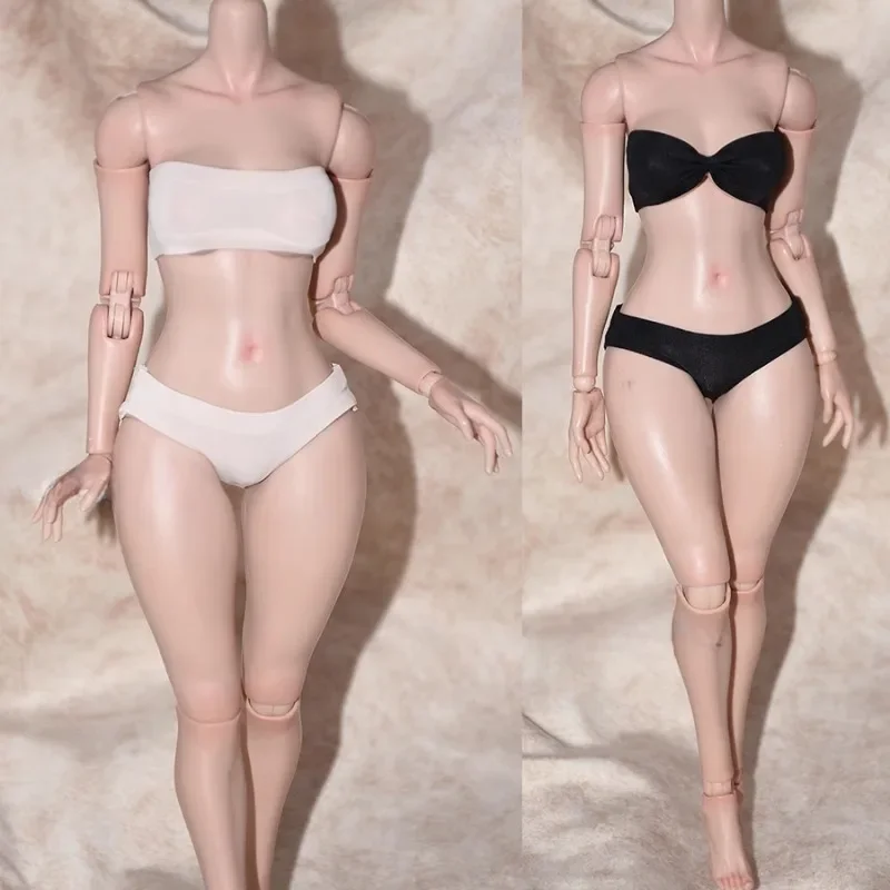 1/6 Scale Female Strapless Bra Underwear Tube Top Underpants Customized Clothes Model for 12'' TBL PH JIAOU Action Figure Body