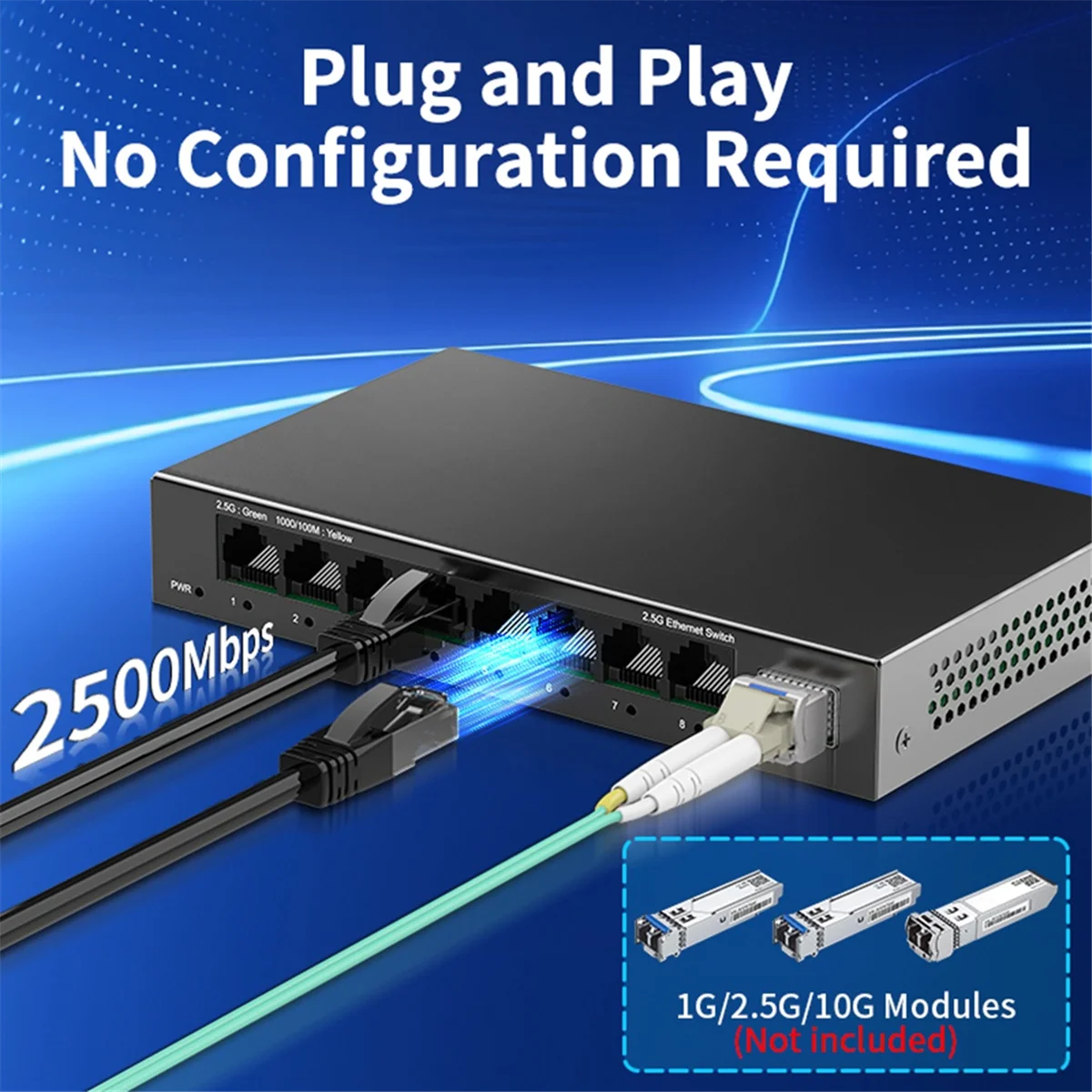 MARQ 2.5Gb 8 ports commutateur - Ethernet Switch 8 Port avis et prix