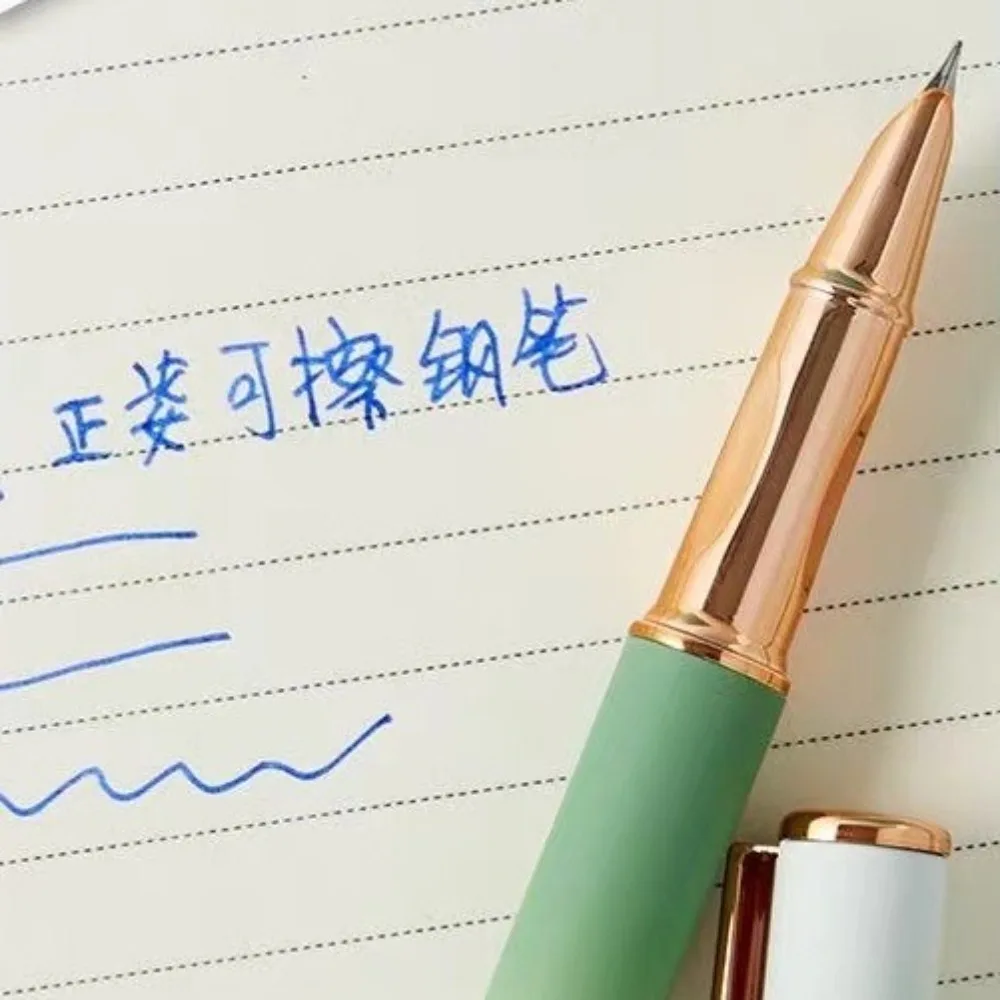 New 0.38mm Tip Fountain Pen Replaceable Ink Sac Colorful Neutral Pen Erasable Calligraphy Ink Pens Writing Drawing Tool