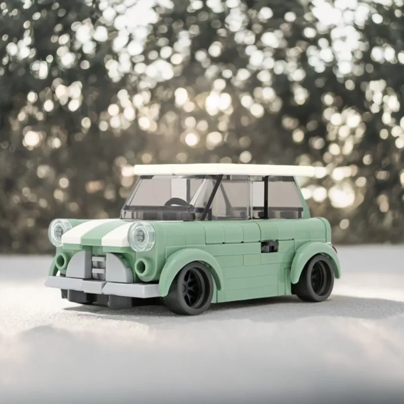 

138PCS Moc Speed Champion Mini Cooper S 1969 Creative Building Blocks Educational Toy for Children Birthday Gift