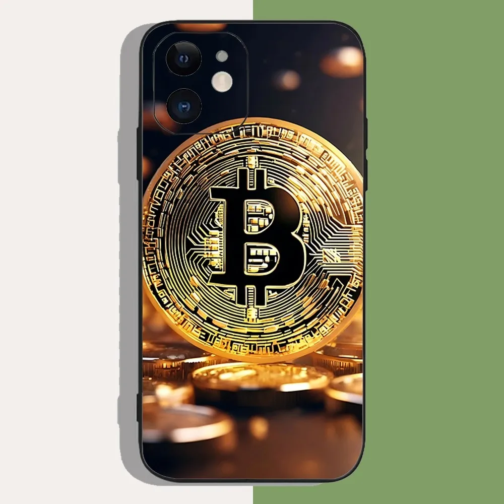 Bitcoin BTC Cool Money Phone Case For Iphone 15 11 13 14 Pro Max 7 8 Plus X Xr Xs Max Se2020 12mini Cover Case