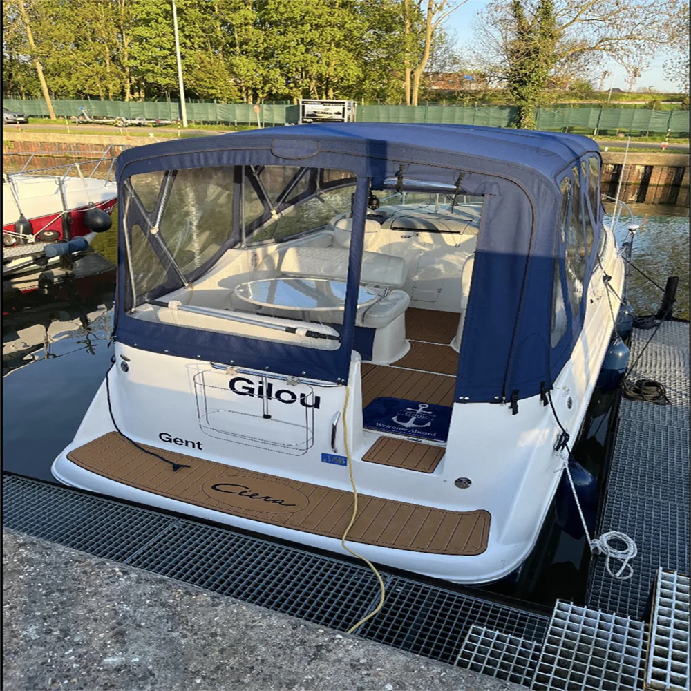 2001 Bayliner 2655 Swim Platform Cockpit Bow Boat EVA Foam Teak Floor Pad Mat SeaDek MarineMat Gatorstep Style Self Adhesive ZS