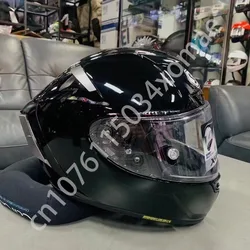 SHOEI X-14 Helmet Glossy Black X-Fourteen X-Spirit III Full Face Helmet Sports Bike Racing Motorcycle Helmet