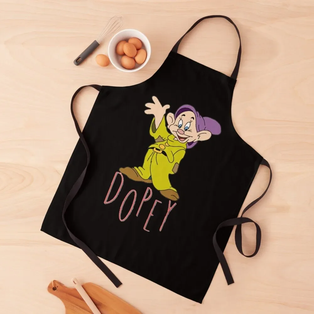 

Dopey one of the famous movie characters Apron Women's waiter Smock for hairdressing Kitchen Apras For Women Apron