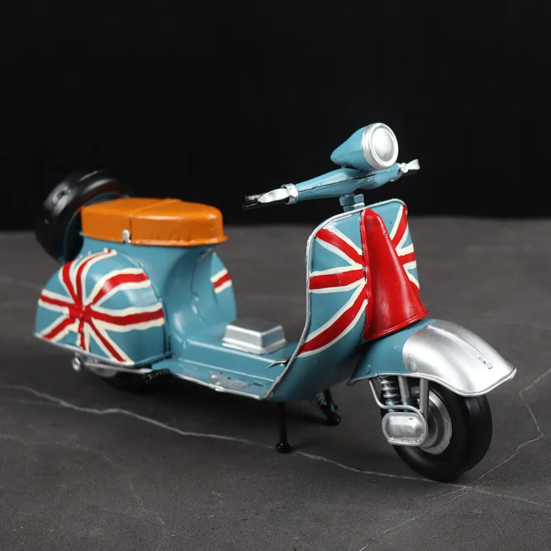 Motorfiets Model Creatieve Kleine Scooters Model Tank Simulatie Ambachten Desktop Raamdecoratie Europese Kleine Plaats Gift