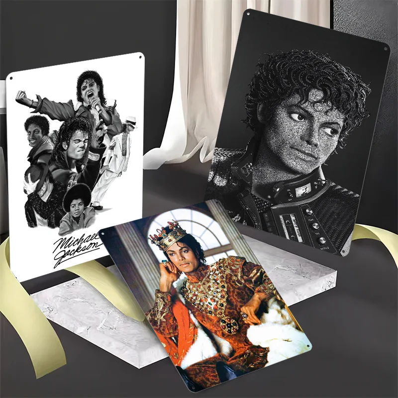 Michael Jackson Music Metal Posters Customizable Vintage Metal