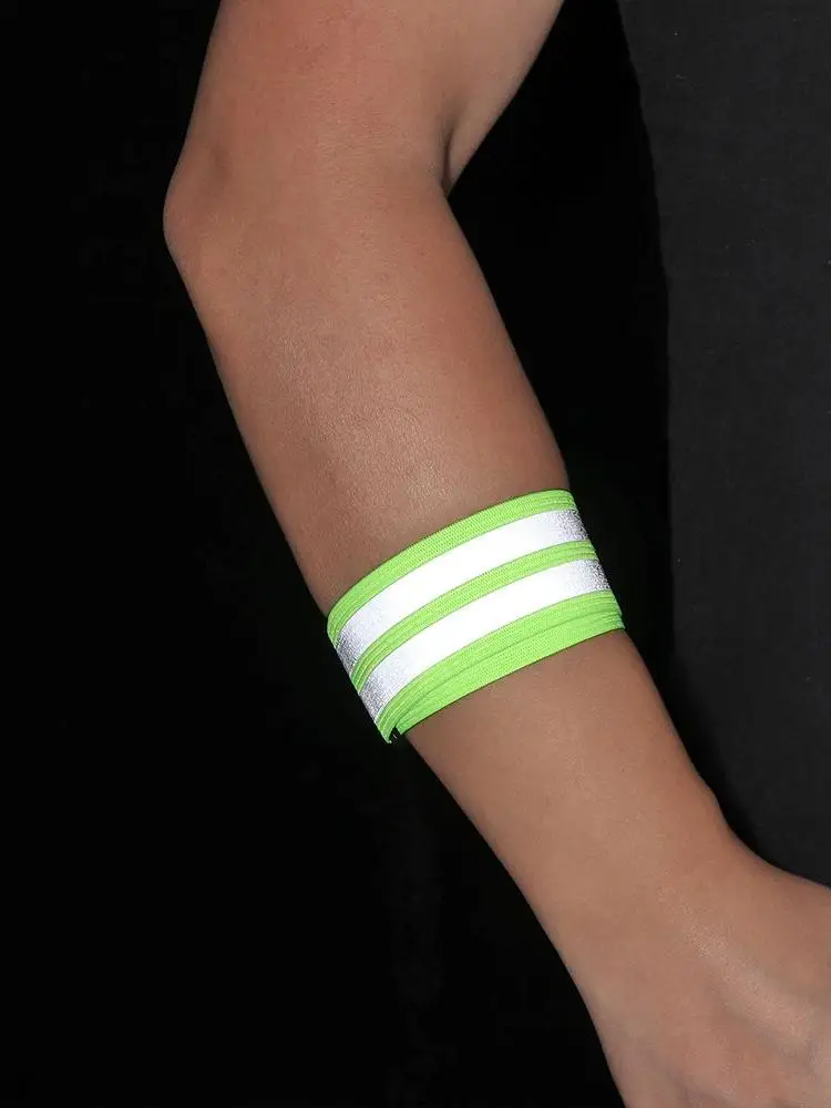 AliExpress NONE Outdoor Bike Safety Alert Pants Hand Leg Reflector Wristband Bicycle Bind Strap Warning Armband Cycling Reflective Strips