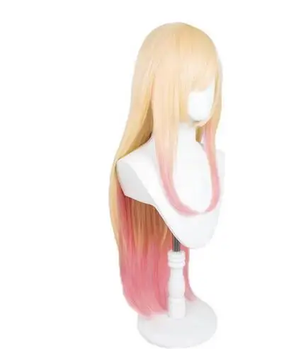 Anime My Dress Up Darling Kitagawa Marin parrucca sfumata gialla Costume Cosplay parrucche sintetiche resistenti al calore per capelli