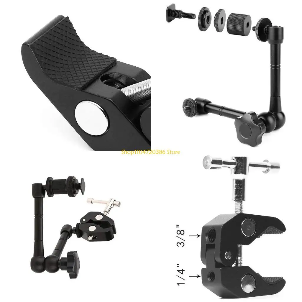 

K0EA шарнирная камера Arm супер зажим для монитора микрофон вспышка кронштейн осветительная подставка Phgraphy аксессуары