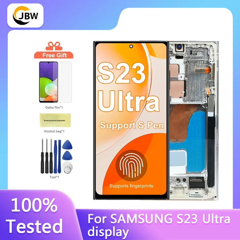 amoled-display-for-samsung-galaxy-s23-ultra-screen-replacement-s23-ultra-s908b-5g-lcd-display-with-fingerprint-support-s-pen