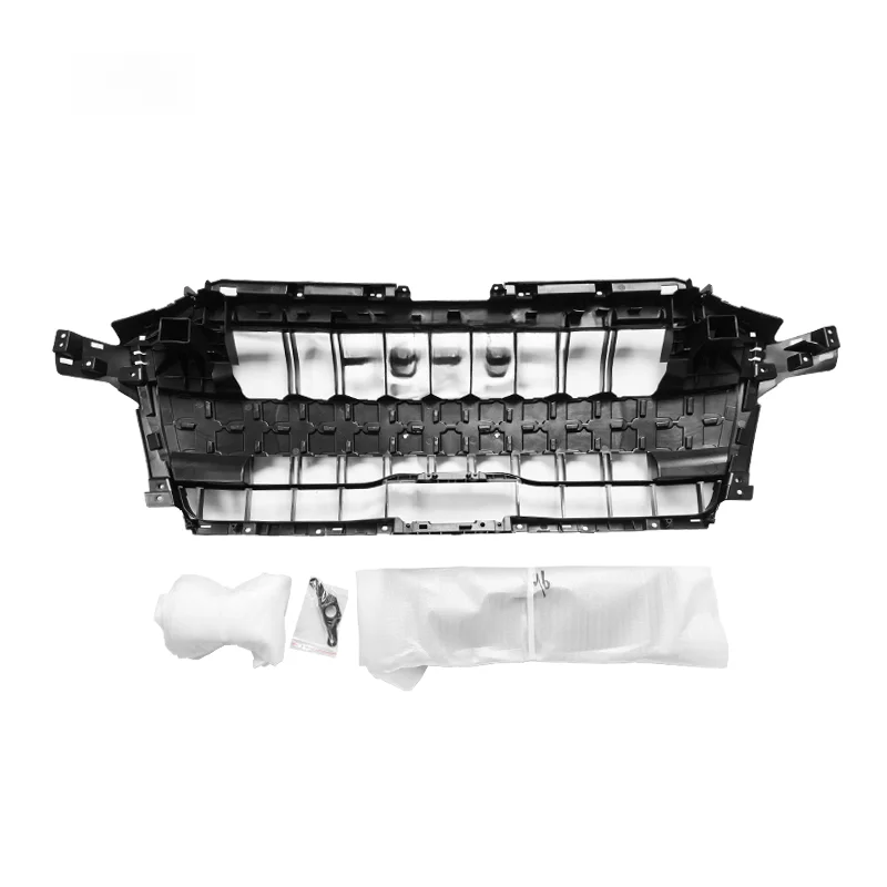 Auto Parts Primed ABS Plastic Front Bumper Mesh Grille Matte Black UV Treated For A8 2023+