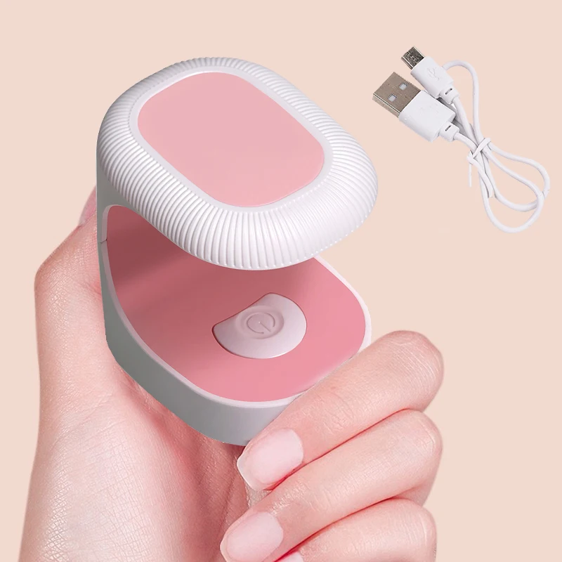 CNHIDS-Mini Único dedo lâmpada UV unhas, fototerapia máquina, secador de unhas, ferramentas de manicure, Nails Art, UV Gel secagem polonês, lâmpada USB, 6W