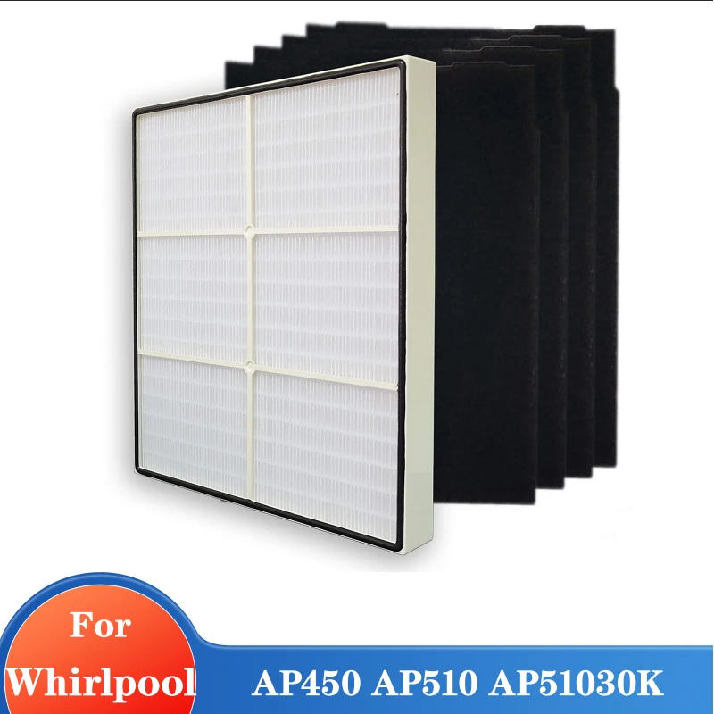 Replacement Filter Set Compatible with Whirlpool Whispure 1183054K 8171434K Fits AP450 AP510 AP51030K AP51030KB AP45030K