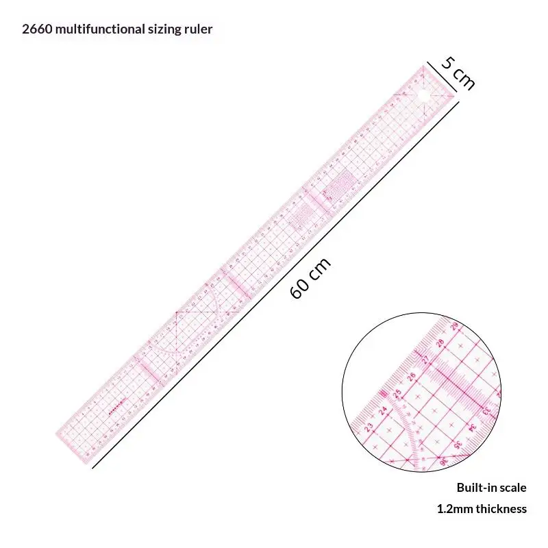 French Curve Ruler Set 6-Piece Easy Marking Flexible Tailoring Templates for Home DIY Dressmaking Sewing