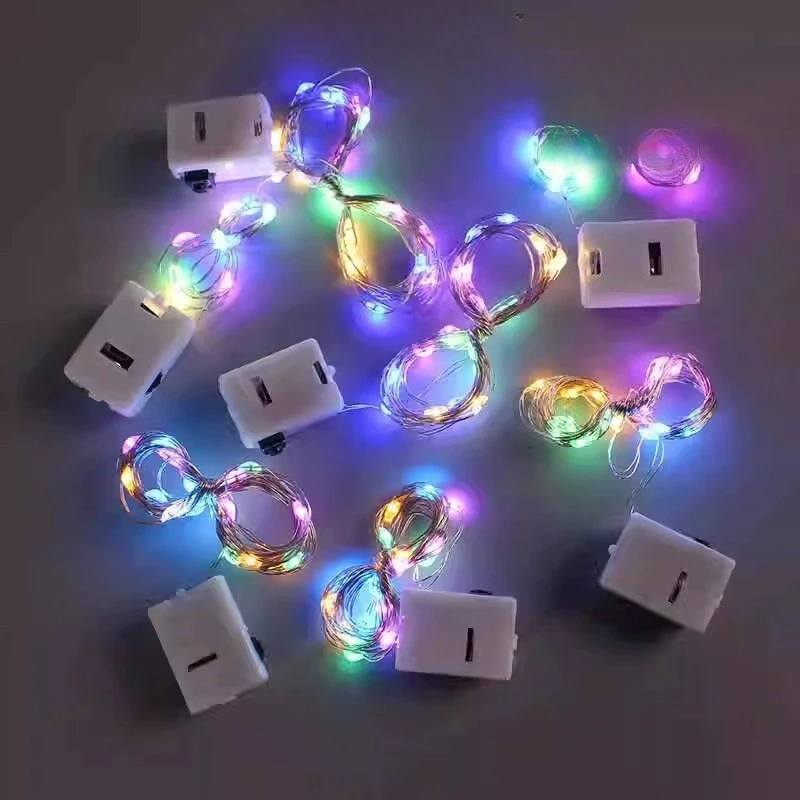 20pcs Fairy Lights Battery (Includ), 16 Ft 5m 50 LEDs Mini String Lights for DIY Home Wedding Christmas Party Mason Jars Decor
