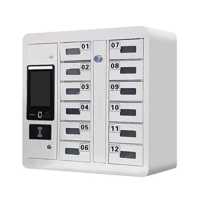 

Small smart phone storage cabinet facial recognition fingerprint card remote operating system class mobile phone management