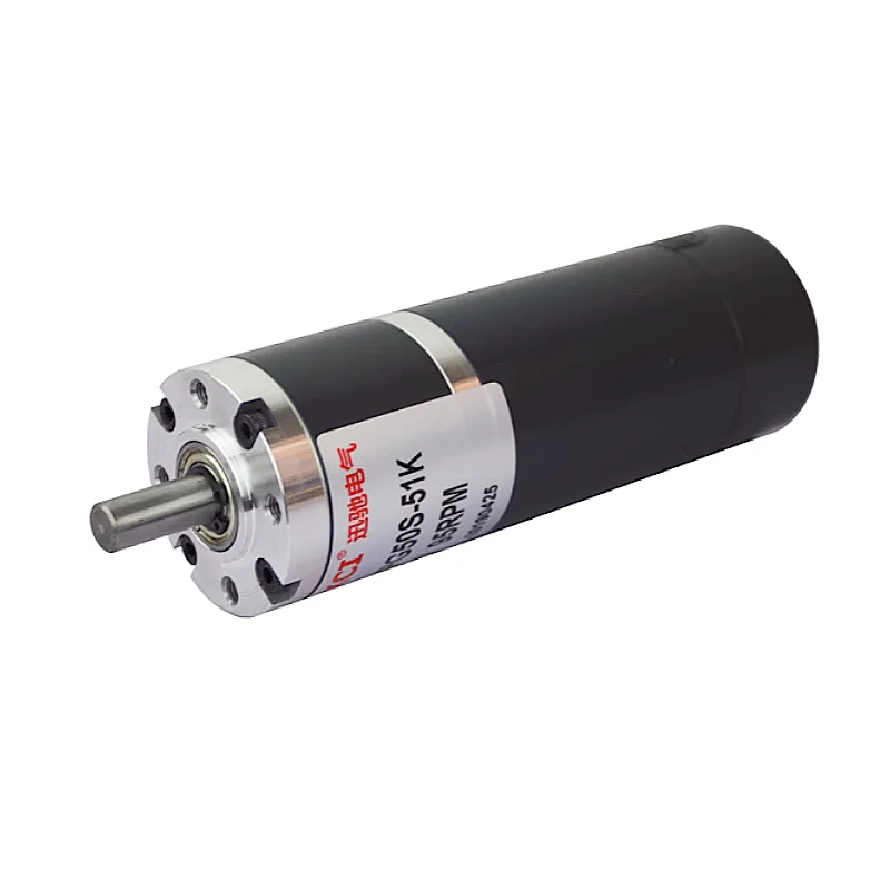 XC50PG50S Outer Diameter 50mm Shaft Diameter 10mm Large Torque High Power DC Planetary Gear Motor