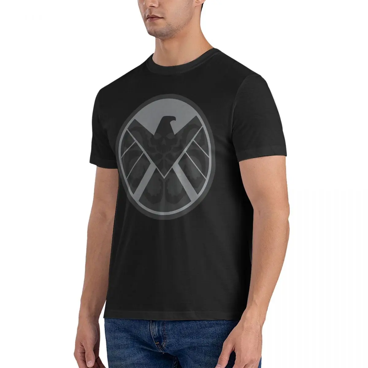 Under The Shield T Shirt Marvel The Avengers Vintage Tee Shirt Short Sleeve Round Collar T-Shirts 100% Cotton Classic Clothes