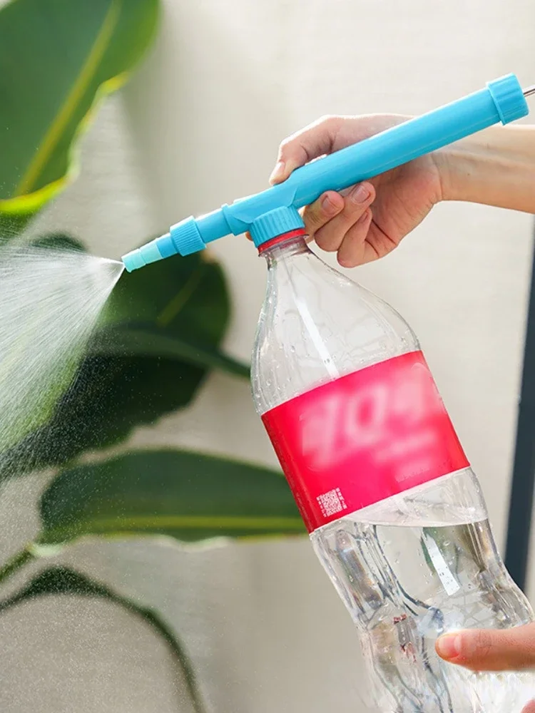 Small Rod Spray Pot Portable Plastic Cola Mineral Water Spray Garden Household Watering Pot