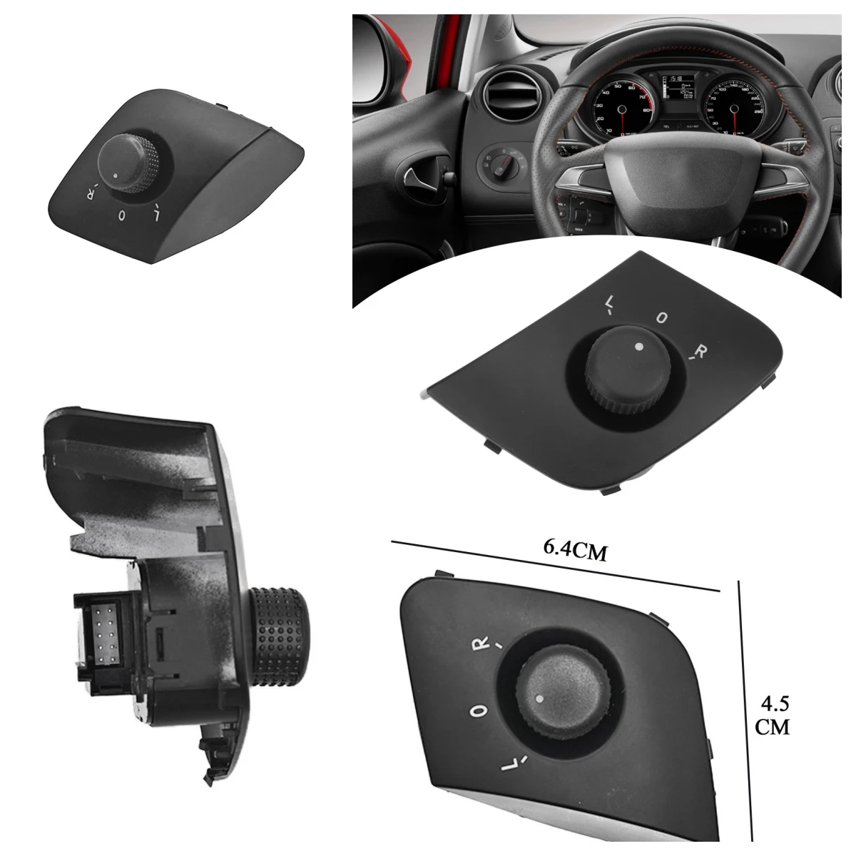 

Кнопка включения управления зеркалом заднего вида автомобиля 6J1959565A для SEAT Ibiza ST 2008-2016