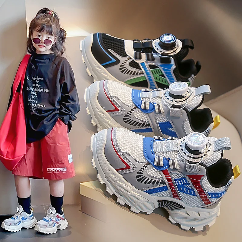 

Boys' shoes 2025 new Spring and Autumn breathable, fashionable, casual sports basketball shoes, teenagers' spring running shoes