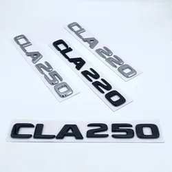 Car Tail Rear Trunk Badge Emblem Letter Stickers For Mercedes Benz W117 W118 CLA Class 4MATIC CLA180 CLA200 CLA220 CLA250 CLA260