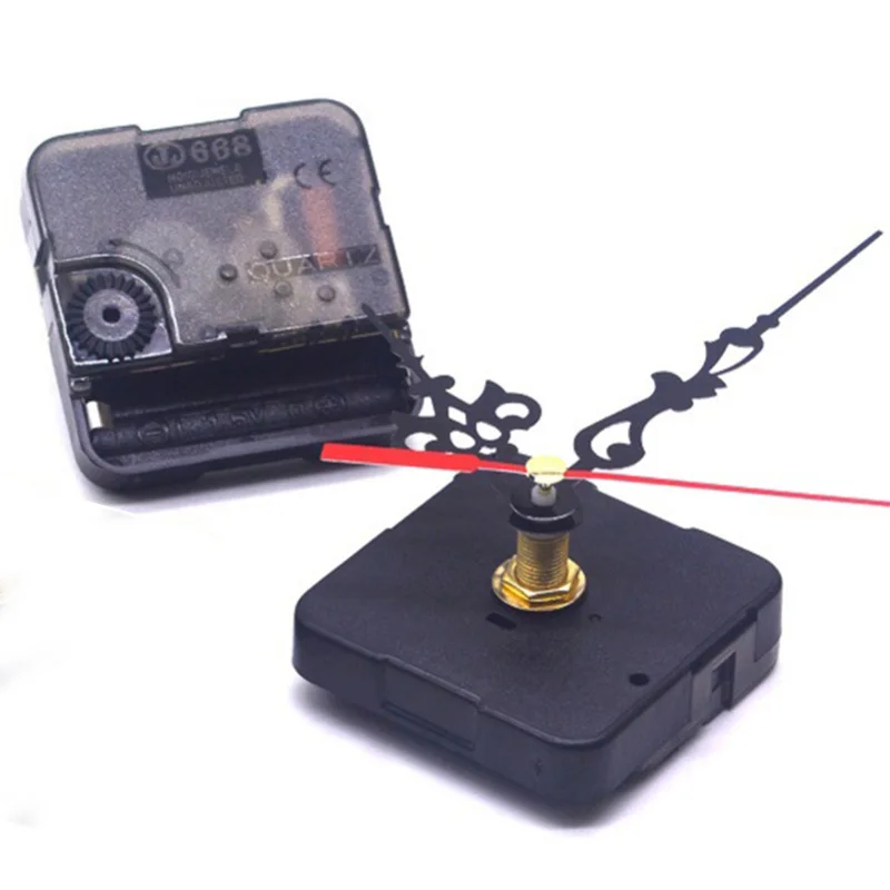 Clock Mechanism Silent Quartz Movement Machine Wall Hands Pointer Set Clockwork Table Long Shaft DIY Watches Repair Parts