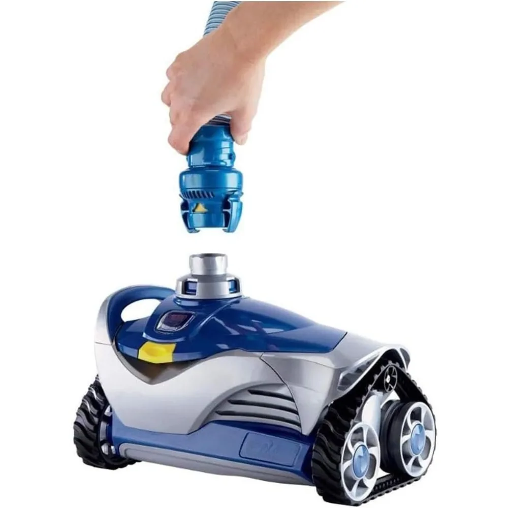 

Mx6 Automatic Suction Pool Cleaner – Cyclonic Leaf Vacuum for In-Ground Pools | with Large Capacity Dirt Canister