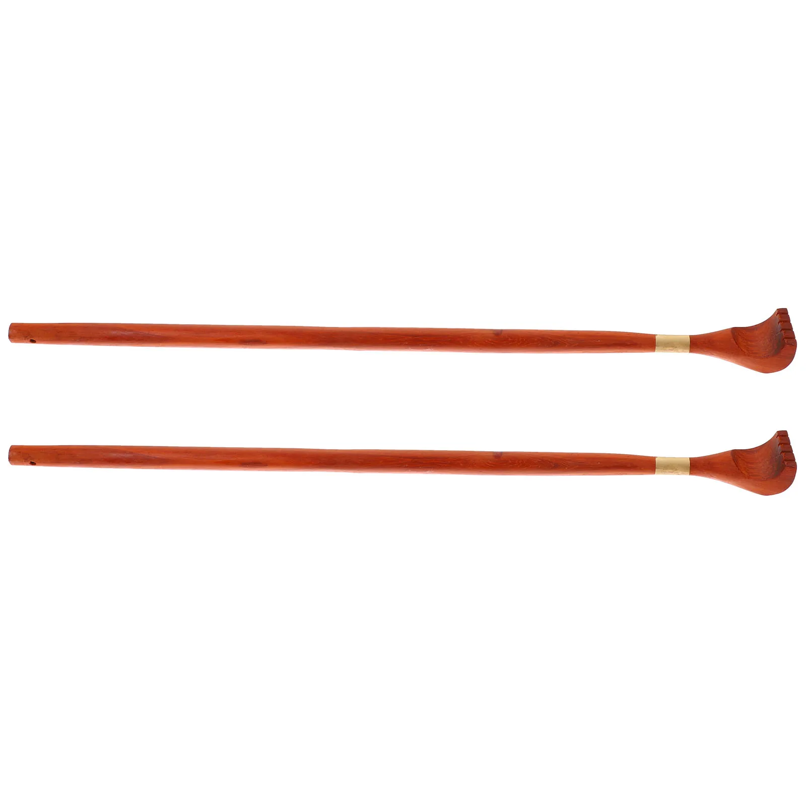 

2pcs Wooden Back Scratcher Long Handle Itch Relief Tool Portable Body Scratching Massage For Adults Elderly Pregnant Women Wood