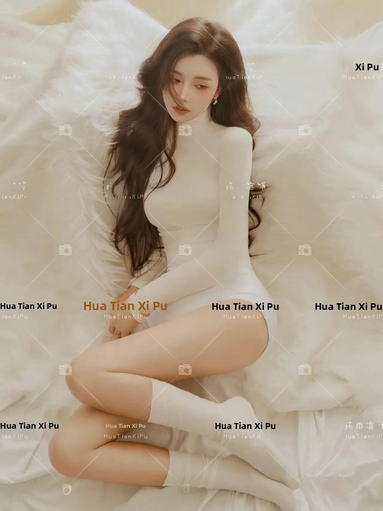 

Light Oxygen Knitwear Soft Girl Home Style Photography Costume New Arrival in Studio Portrait Photography Clothes for Women