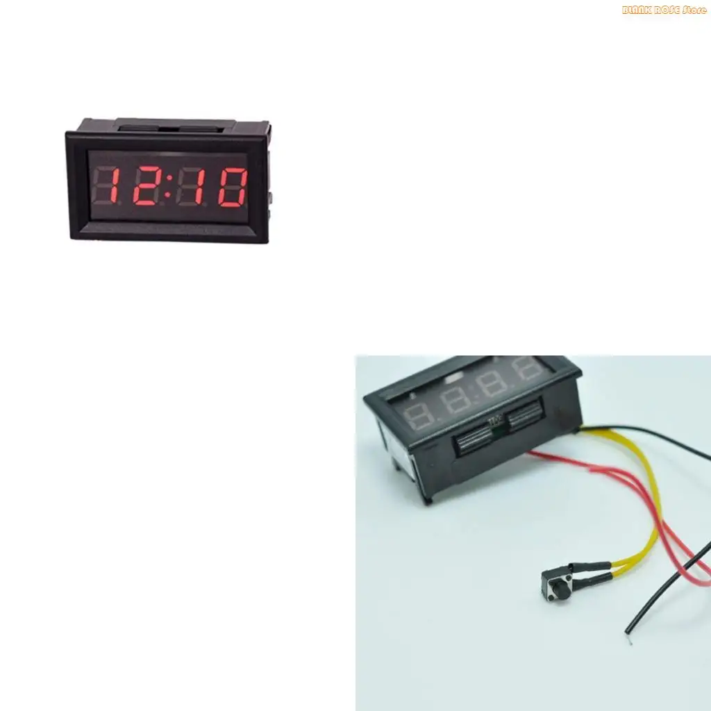 K1AE High Accuracy Clock Module Memory Function 24h LED Digital Display Red/Green/Blue Optional Durable Clock