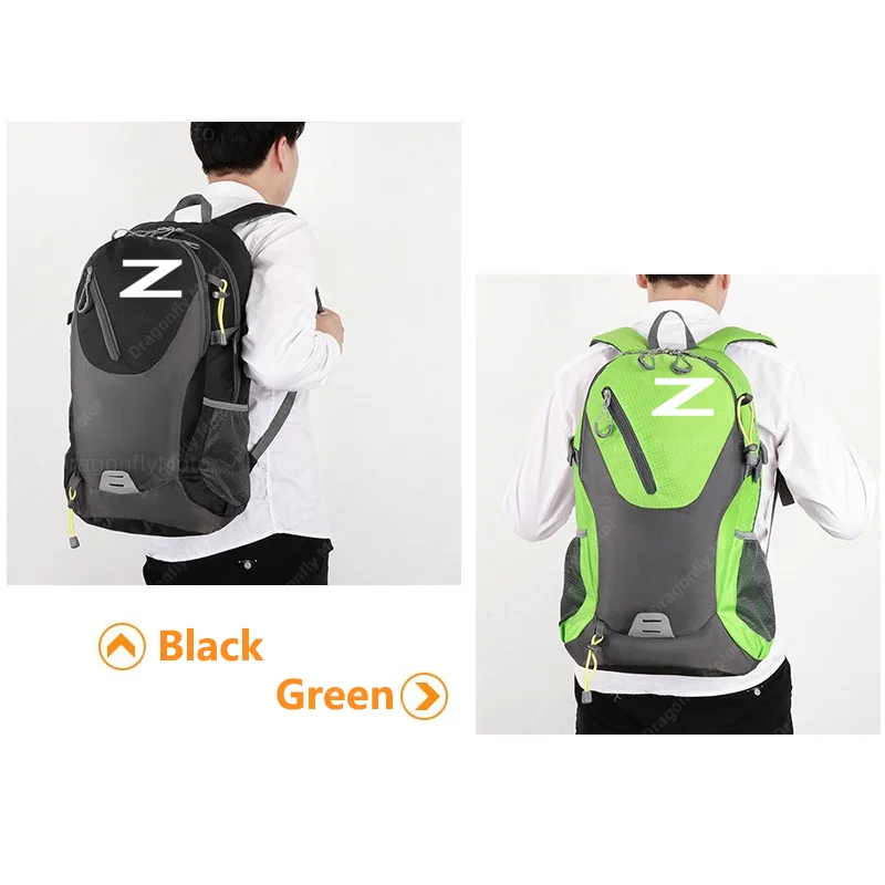 Mochila impermeable de gran capacidad para hombre y mujer, mochila Ideal para viajes, senderismo, ciclismo, Kawasaki Z650, Z750, Z800, Z900, Z1000,